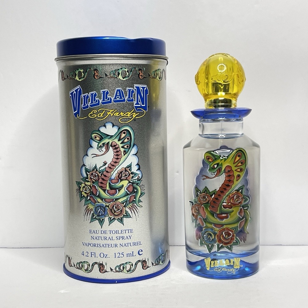Ed Hardy VILLIAN By Christian Audigier 4.2oz  / 125 ml Men's Eau de Toilette NEW